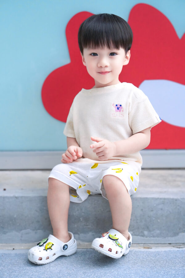 กางเกงฝึกขับถ่ายขาสั้นลาย Banana Yellow / Potty Training Pants Banana Yellow