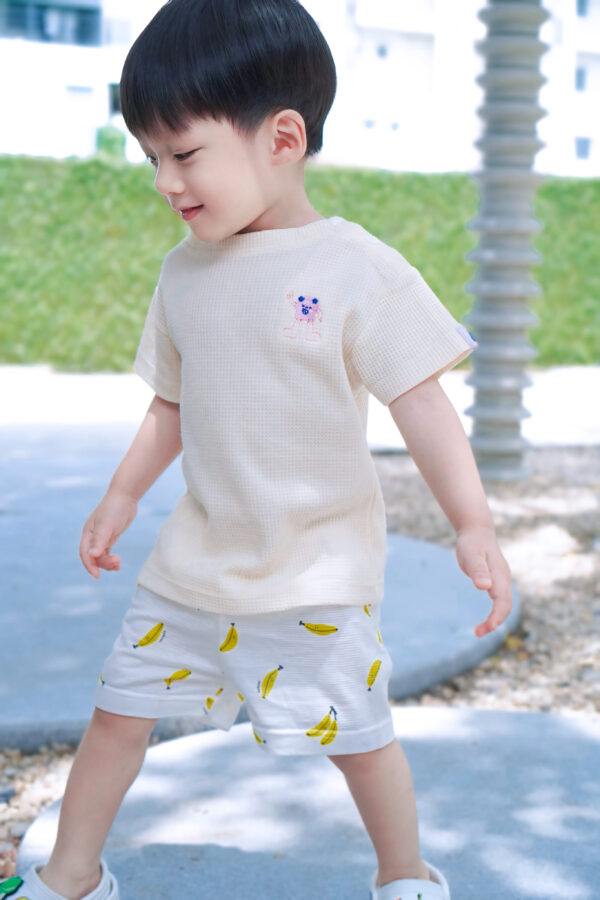 กางเกงฝึกขับถ่ายขาสั้นลาย Banana Yellow / Potty Training Pants Banana Yellow