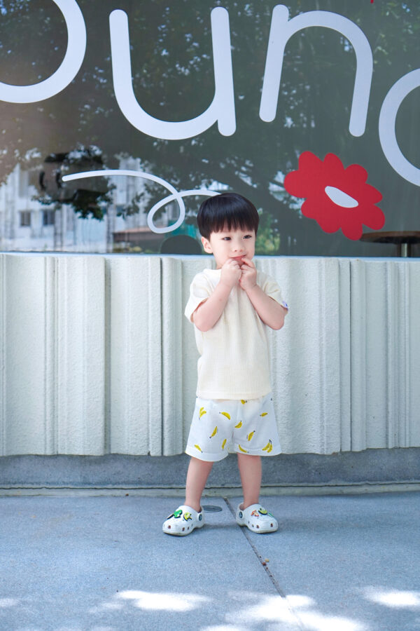 กางเกงฝึกขับถ่ายขาสั้นลาย Banana Yellow / Potty Training Pants Banana Yellow