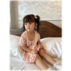 ชุดนอนกระโปรงเด็ก 22ss/One piece pajamas kids Carrot (Pink)