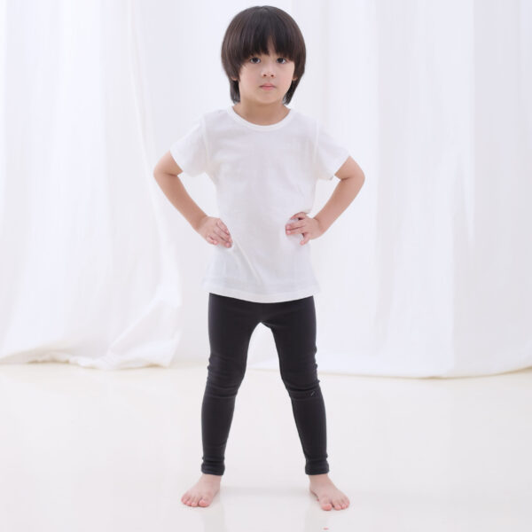 เสื้อยืดเด็ก เสื้อผ้าเด็ก  22ss/Basic T shirt White & Blue (2ตัว)