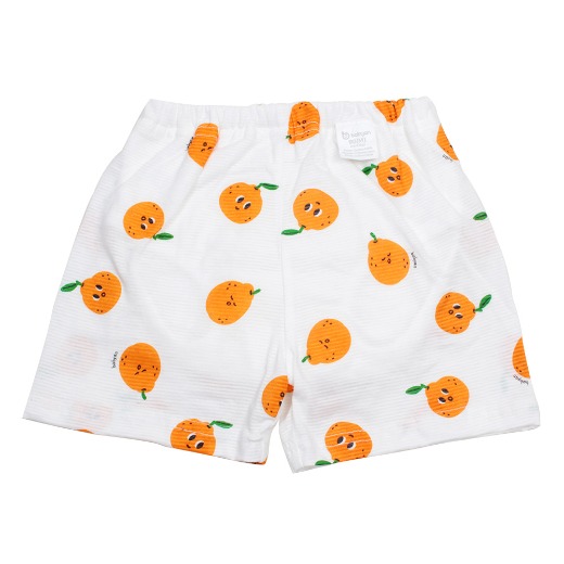 กางเกงฝึกขับถ่ายขาสั้นลาย Orange / Potty Training pants Orange