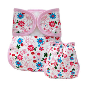 กางเกงคลุมผ้าอ้อม Diaper cover for Newborn baby Flower