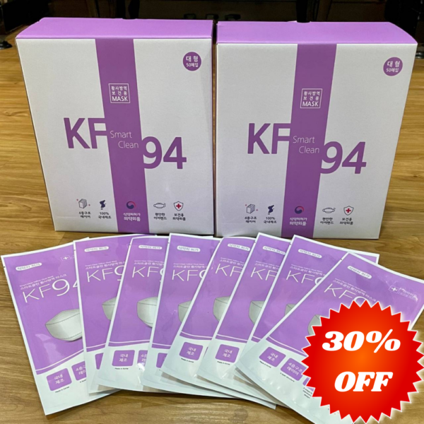 หน้ากากอนามัยนำเข้าจากเกาหลี รุ่น KF94,smart clean