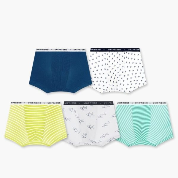 5933ffe15e54b233096b3aed4c4e3df7 กางเกงในขาสั้นเด็ก 24ss/Marine (5Pcs.)