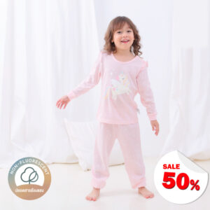 ชุดนอนเด็กแขนยาวขายาว 24ss/Twinkle Unicorn