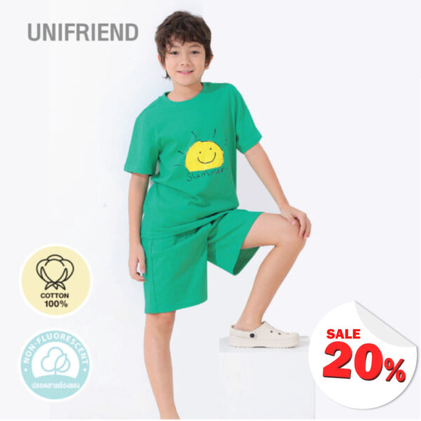 16 ชุดแขนสั้นขาสั้น 24ss/Summer Shine (Green)