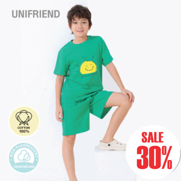 4ret24 ชุดแขนสั้นขาสั้น 24ss/Summer Shine (Green)