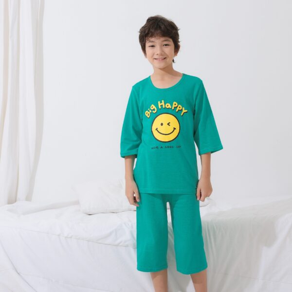 ชุดแขนขายาว 7 ส่วน 24ss/Winky Smile (GREEN)