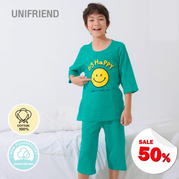rh ชุดแขนขายาว 7 ส่วน 24ss/Winky Smile (GREEN)