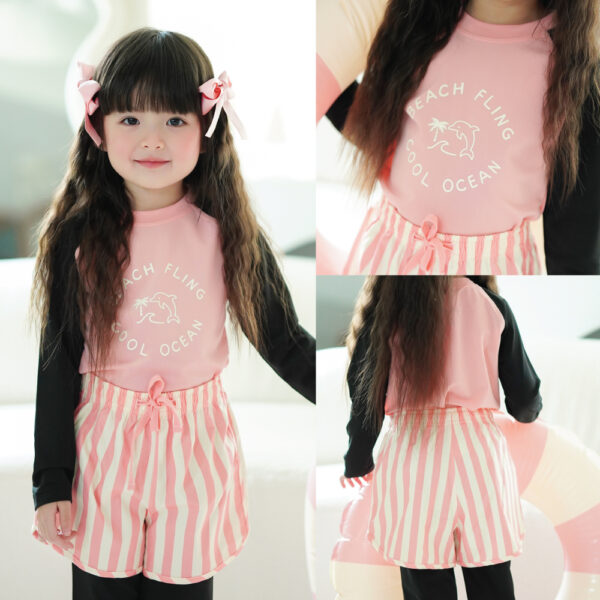 ชุดว่ายน้ำเด็ก 24ss/ Potential Swimwear เซท 3 ชิ้น