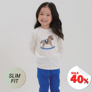 96 ชุดนอนเด็กแขนยาวขายาว 24fw/Pony