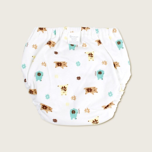 กางเกงฝึกเลิกผ้าอ้อม Waffle Bear 6Layer