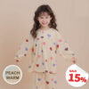 ชุดนอนเด็กผ้านุ่ม 24fw/Peach Warm Heart