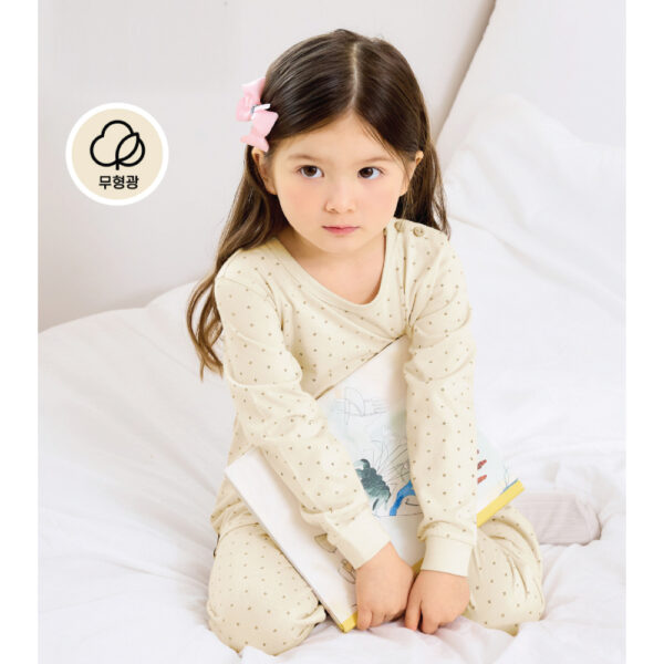 ชุดนอนเด็กแขนยาวขายาว 25ss/Organic Soft (BEIGE)