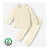 ชุดนอนเด็กแขนยาวขายาว 25ss/Organic Soft (BEIGE)