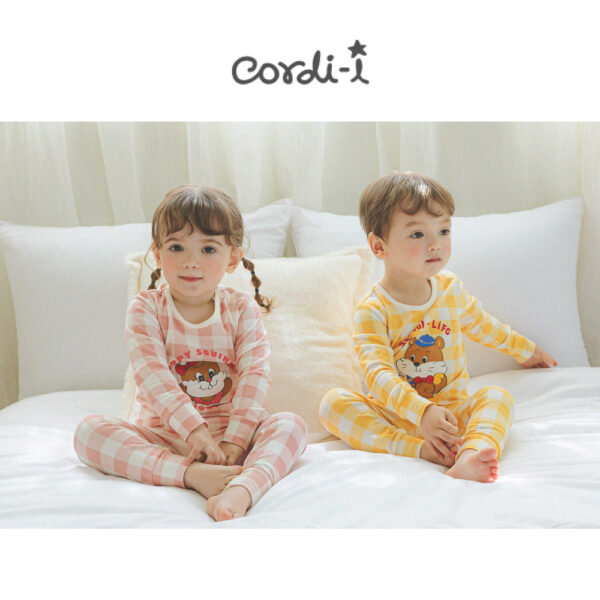 Cordi-I 24fw/ชุดนอนแขนยาวขายาว ผ้า Single Span Buddy (Pink)