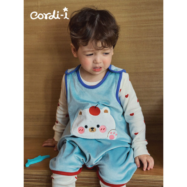 Cordi-I 24fw/ถุงนอนผ้าห่ม ผ้า Velour Span Cherry Bean