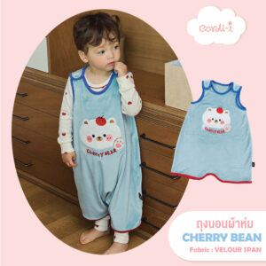 Cordi-I 24fw/ถุงนอนผ้าห่ม ผ้า Velour Span Cherry Bean