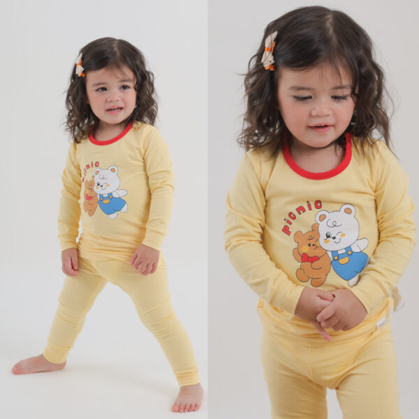 Cordi-I 25ss/ชุดนอนแขนยาวขายาว ผ้า Single Span Picnic day