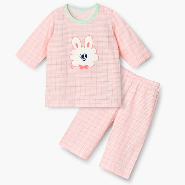 ชุดแขนขายาว 7 ส่วน 25SS/ Cotton Jacquard  Pong Pong Bunny