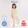ชุดแขนขายาว 7 ส่วน 25ss Cool Rayon Fly Little Chick