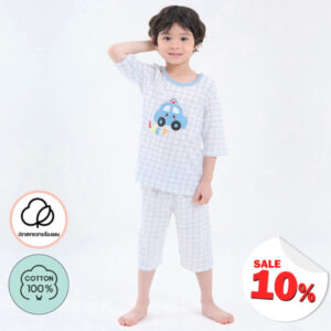 ชุดแขนขายาว 7 ส่วน 25SS/ Cotton Beep Beep