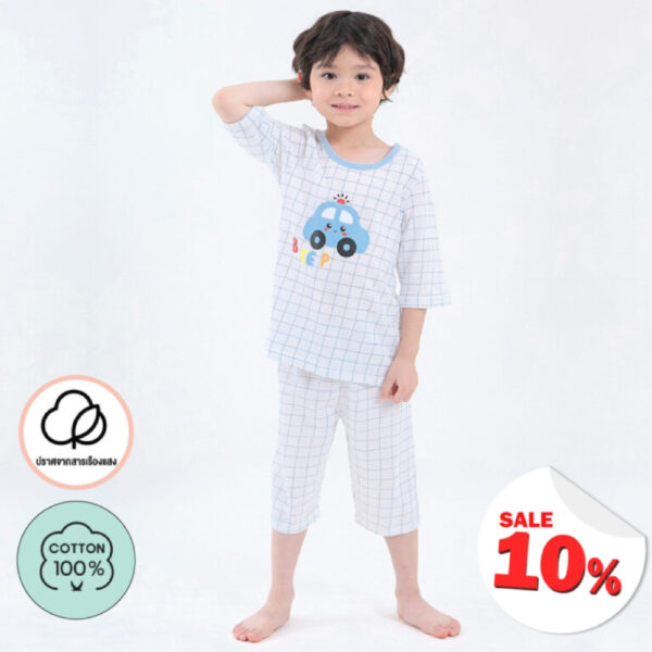 ชุดแขนขายาว 7 ส่วน 25SS/ Cotton Beep Beep