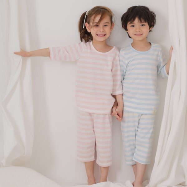 in11 ชุดแขนขายาว 7 ส่วน 25ss/ Cotton Pre dyed Stripe