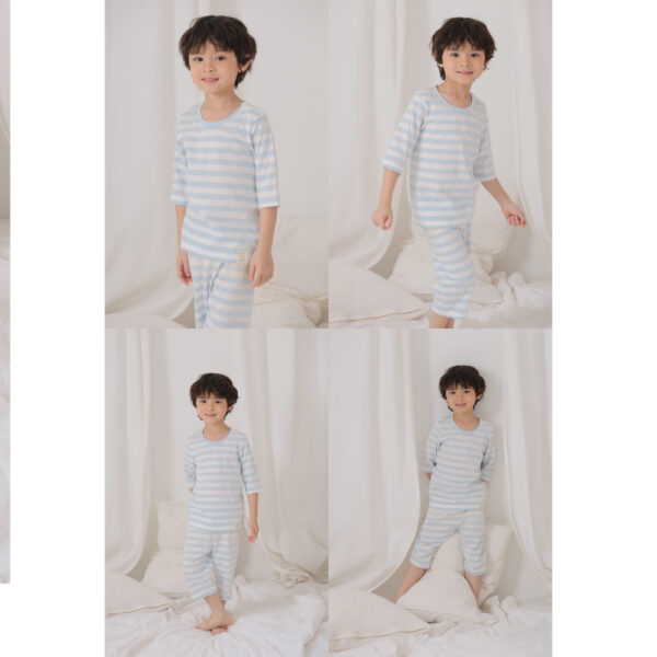 in9 ชุดแขนขายาว 7 ส่วน 25ss/ Cotton Pre dyed Stripe
