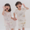 Pic (69) ชุดเสื้อแขนสั้นและกางเกงขาสั้น 5 ส่วน 25ss Organic Cotton Pinky Unicorn