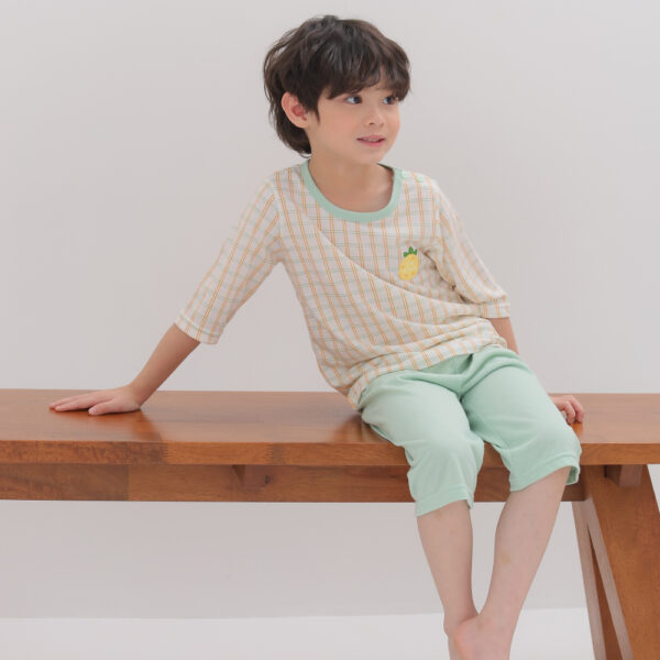 ชุดแขนขายาว 7 ส่วน 25ss Cool Rayon Sweet Bonbon Yellow