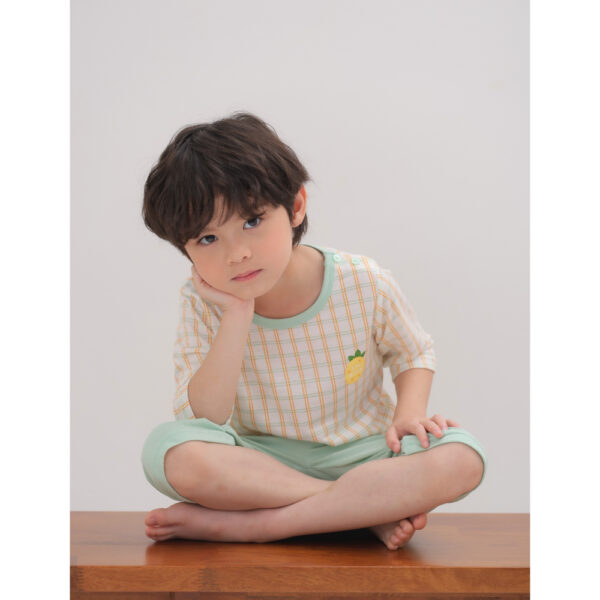 ชุดแขนขายาว 7 ส่วน 25ss Cool Rayon Sweet Bonbon Yellow