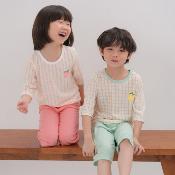 ชุดแขนขายาว 7 ส่วน 25ss Cool Rayon Sweet Bonbon Yellow