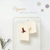 tjtj ชุดเสื้อแขนสั้นและกางเกงขาสั้น 5 ส่วน 25ss Organic Cotton Hi Dino