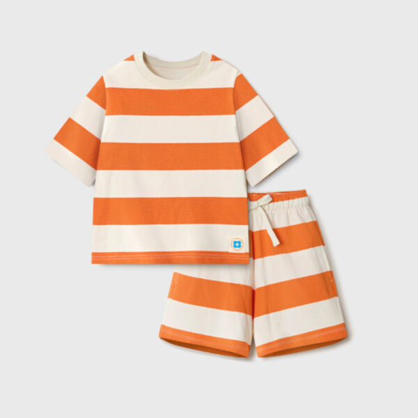 ชุดลำลองเด็ก 25SS/Cotton5 Stripe (OR)