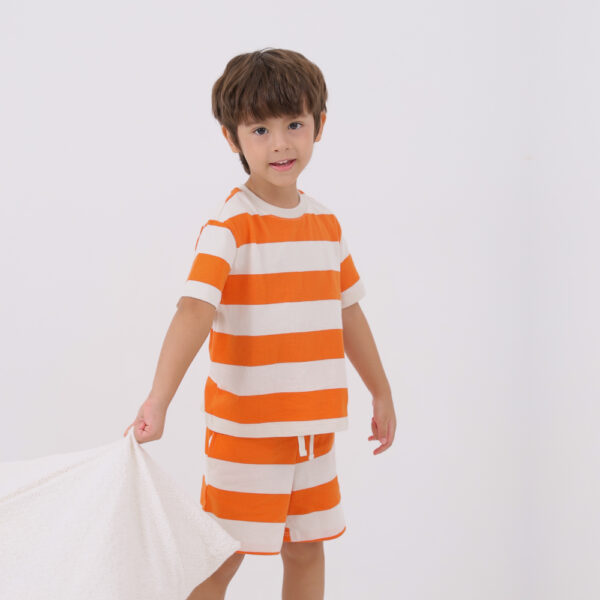 ชุดลำลองเด็ก 25SS/Cotton5 Stripe (OR)