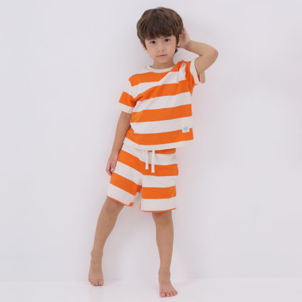 ชุดลำลองเด็ก 25SS/Cotton5 Stripe (OR)