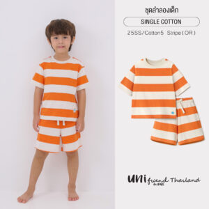 ชุดลำลองเด็ก 25SS/Cotton5 Stripe (OR)