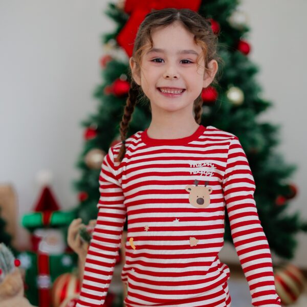 PIC_5807 25FW/ชุดนอนเด็ก ผ้า All-Span Rudolph ST (RD)