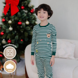 cm1 25FW/ชุดนอนเด็ก ผ้า All-Span Rudolph ST (GN)