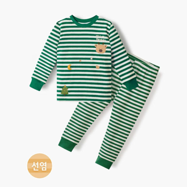 25FW/ชุดนอนเด็ก ผ้า All-Span Rudolph ST (GN)