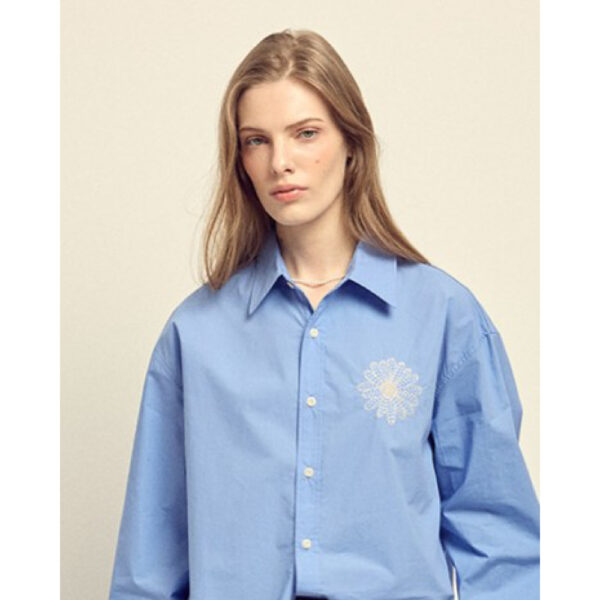 thtjj เสื้อเชิ้ต COTTON POPLIN SHIRT