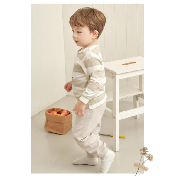 26SS/ชุดนอนเด็กแขนยาวขายาว Organic Cotton Rocket