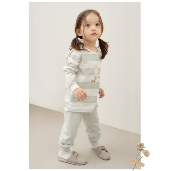 26SS/ชุดนอนเด็กแขนยาวขายาว Organic Cotton Toy Rabbit