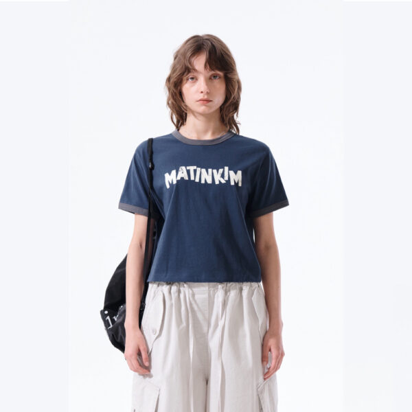 o8o เสื้อยืด MATIN LOGO RINGER CROP TOP