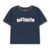 oo เสื้อยืด MATIN LOGO RINGER CROP TOP