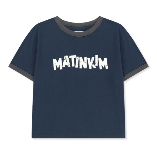 oo เสื้อยืด MATIN LOGO RINGER CROP TOP