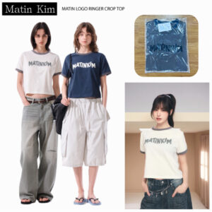 เสื้อยืด MATIN LOGO RINGER CROP TOP