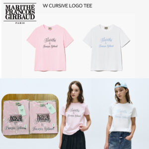 เสื้อยืด Marithé françois girbaud W CURSIVE LOGO TEE